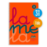 Bloc Espiral A4 Liso 80H 90g | Lamela | Cartón | Formato A4 | Pack 5 Unidades
